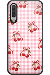 Pink Cherry Checked 2.0 - Samsung Galaxy A70