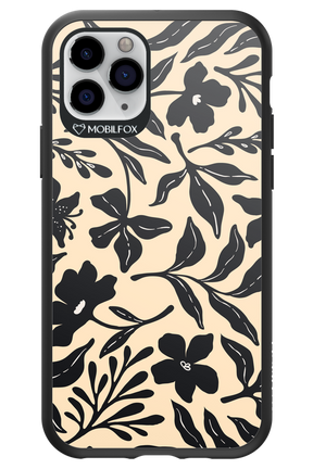 Black Flowers 2.0 - Apple iPhone 11 Pro