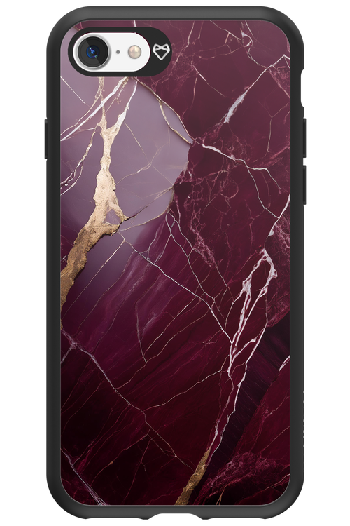 Burgundy Marble - Apple iPhone 7