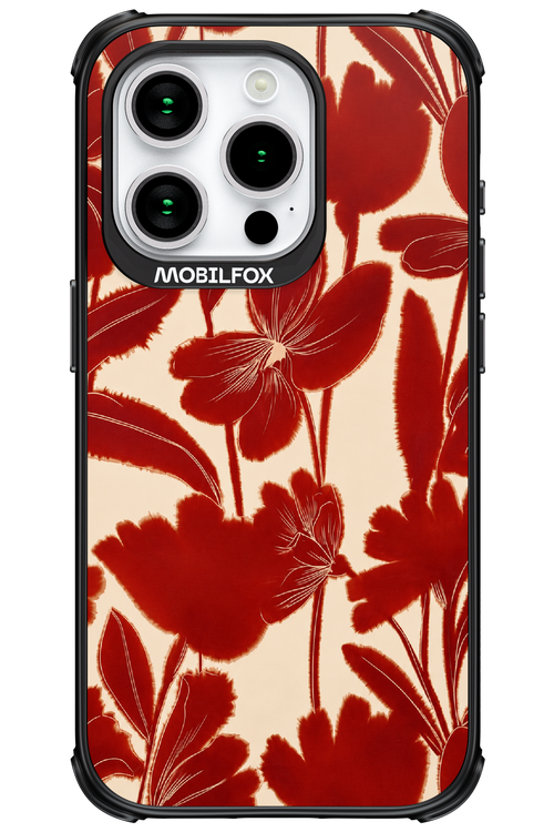 Burgundy Flowers 2.0 - Apple iPhone 15 Pro