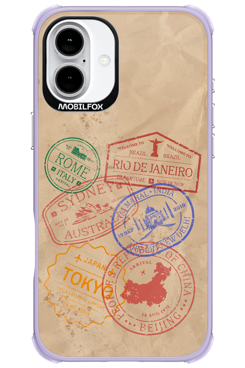 Travel Stamps 2.0 - Apple iPhone 16 Plus