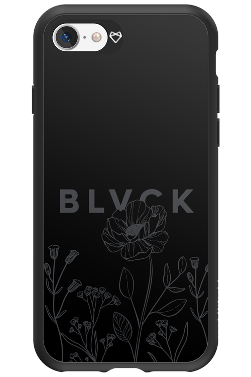 Black Flowers - Apple iPhone 7