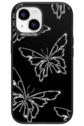 Silver Butterfly 2.0 - Apple iPhone 15