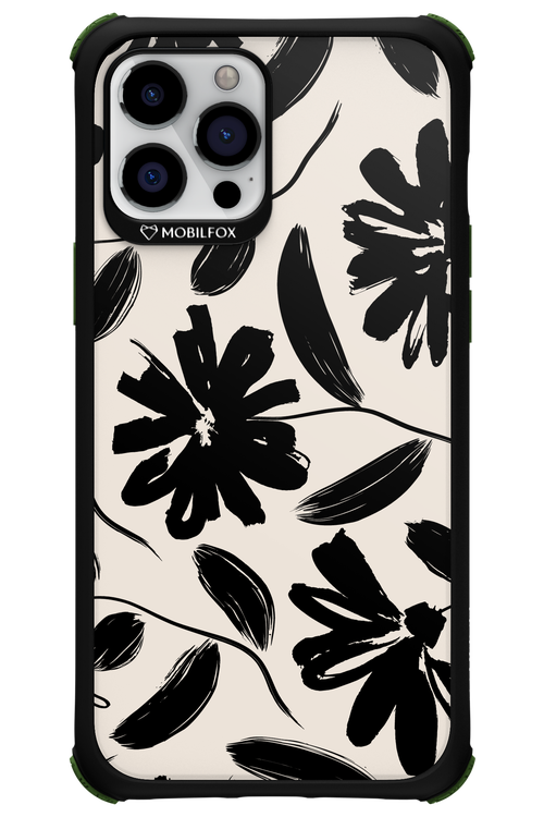 Monochrome Flowerss 2.0 - Apple iPhone 12 Pro Max