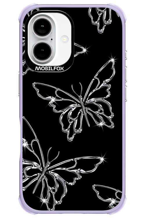 Silver Butterfly 2.0 - Apple iPhone 16
