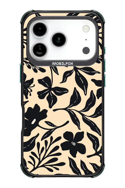 Black Flowers 2.0 - Apple iPhone 17 Pro