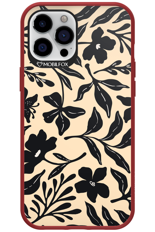 Black Flowers 2.0 - Apple iPhone 12 Pro Max