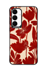 Burgundy Flowers 2.0 - Samsung S25 FE