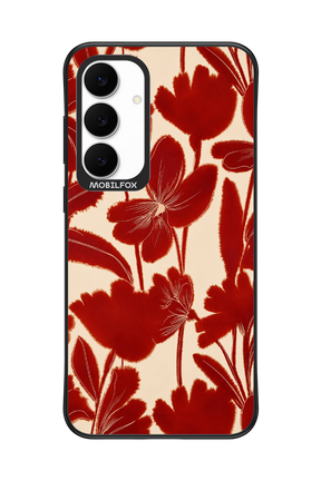 Burgundy Flowers 2.0 - Samsung S25 FE
