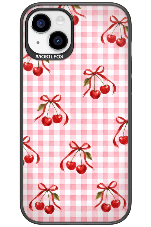 Pink Cherry Checked 2.0 - Apple iPhone 15 Plus