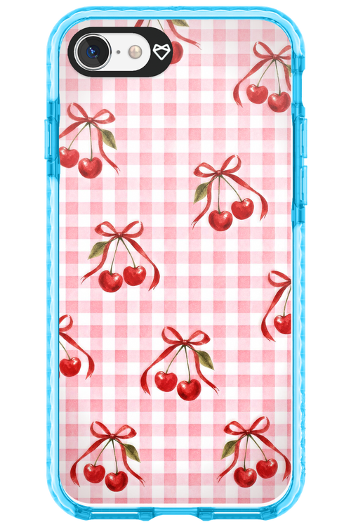 Pink Cherry Checked 2.0 - Apple iPhone SE 2022