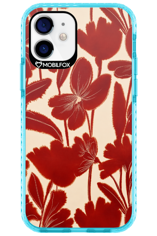 Burgundy Flowers 2.0 - Apple iPhone 12