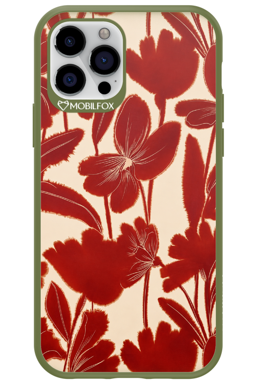 Burgundy Flowers 2.0 - Apple iPhone 12 Pro