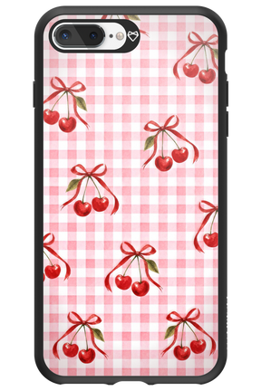 Pink Cherry Checked 2.0 - Apple iPhone 7 Plus