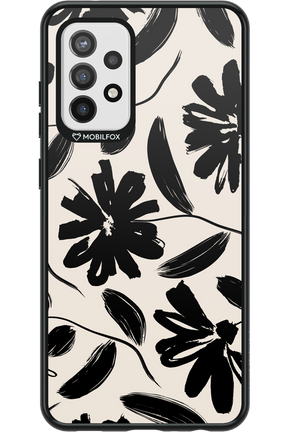 Monochrome Flowerss 2.0 - Samsung Galaxy A72