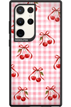 Pink Cherry Checked 2.0 - Samsung Galaxy S23 Ultra