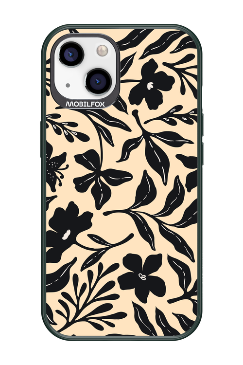 Black Flowers 2.0 - Apple iPhone 13