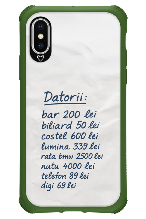 The List 2.0 - Apple iPhone X