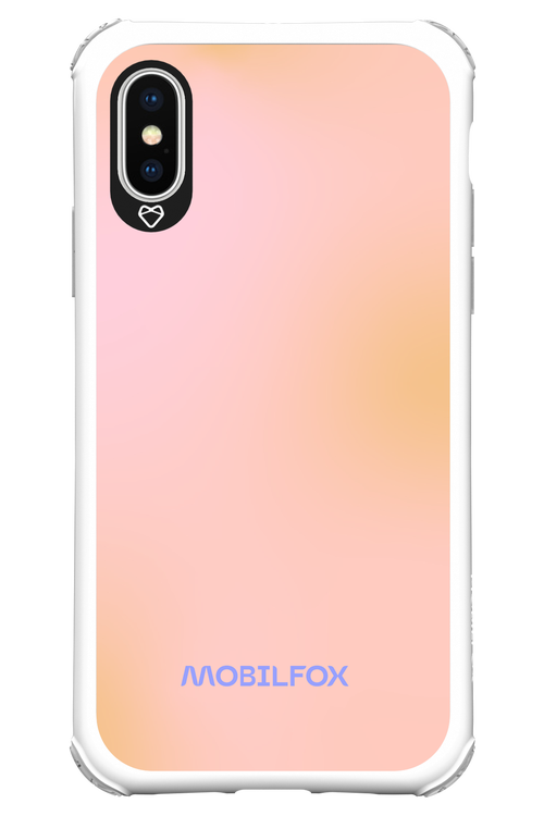 Pastel Peach - Apple iPhone X