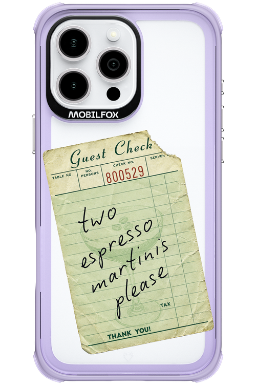 Espresso Martini 2.0 - Apple iPhone 16 Pro Max
