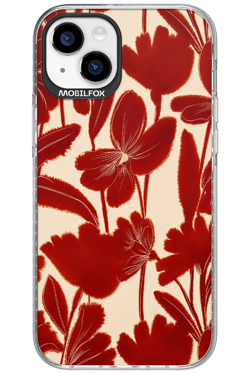 Burgundy Flowers 2.0 - Apple iPhone 15 Plus