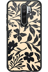 Black Flowers 2.0 - Xiaomi Redmi Note 8 Pro