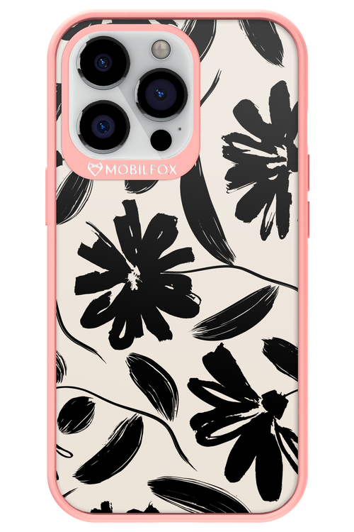 Monochrome Flowerss 2.0 - Apple iPhone 13 Pro