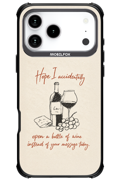 Bottle of wine 2.0 - Apple iPhone 17 Pro Max