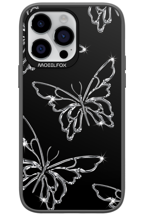 Silver Butterfly 2.0 - Apple iPhone 14 Pro Max