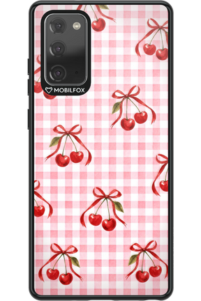 Pink Cherry Checked 2.0 - Samsung Galaxy Note 20