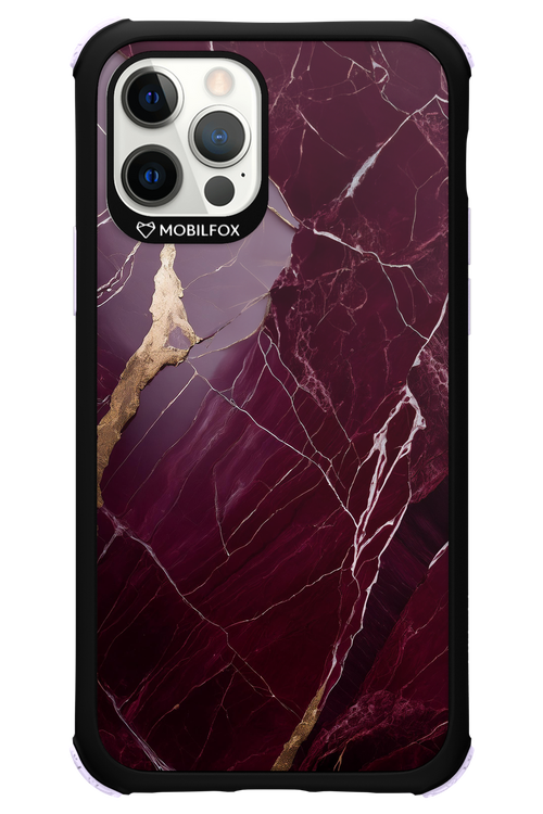 Burgundy Marble - Apple iPhone 12 Pro