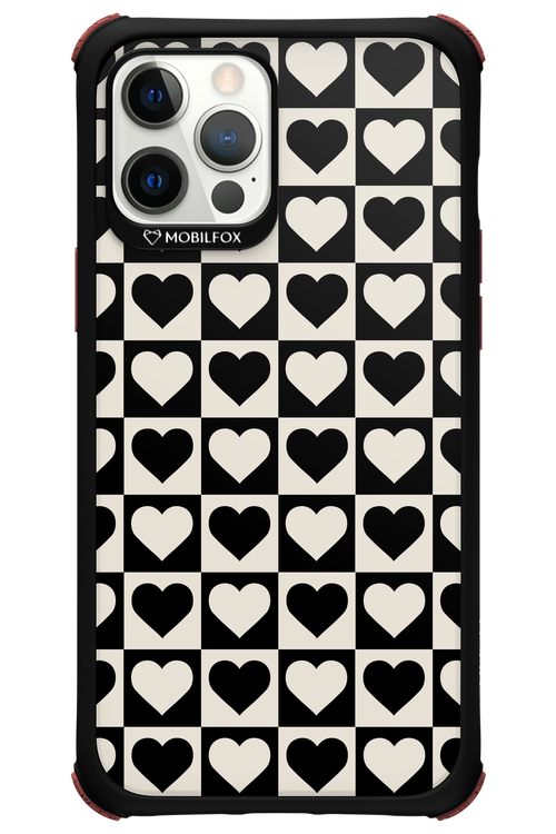 Checkered Heart - Apple iPhone 12 Pro Max