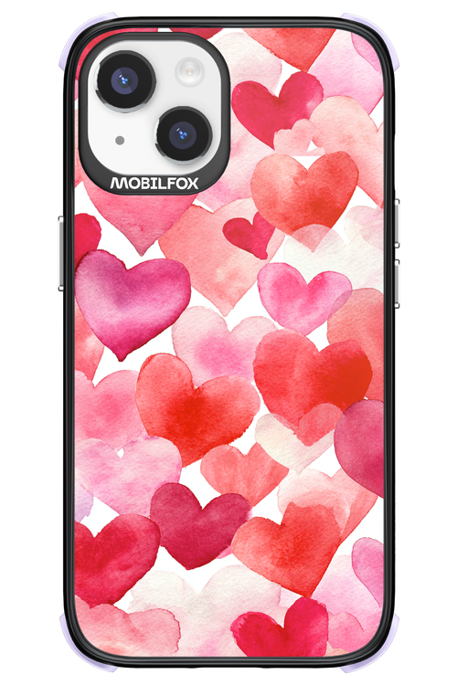Water Painted Heart 2.0 - Apple iPhone 14