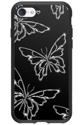 Silver Butterfly 2.0 - Apple iPhone 8