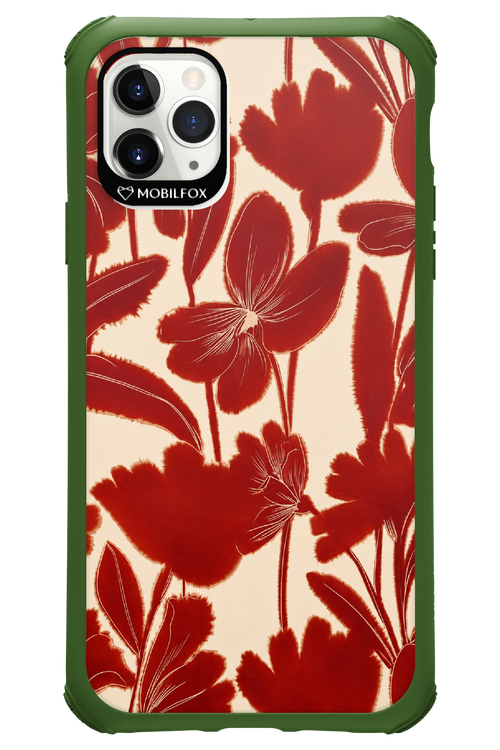 Burgundy Flowers 2.0 - Apple iPhone 11 Pro Max