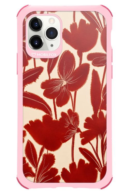 Burgundy Flowers 2.0 - Apple iPhone 11 Pro