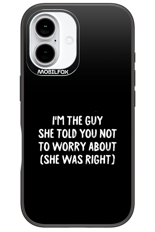 She was right 2.0 - Apple iPhone 16
