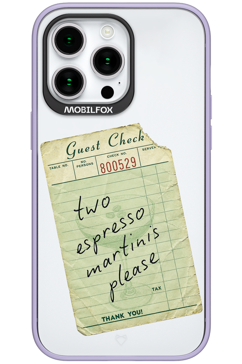 Espresso Martini 2.0 - Apple iPhone 15 Pro Max