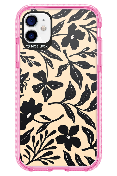 Black Flowers 2.0 - Apple iPhone 11