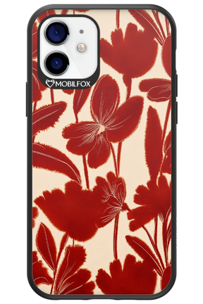 Burgundy Flowers 2.0 - Apple iPhone 12