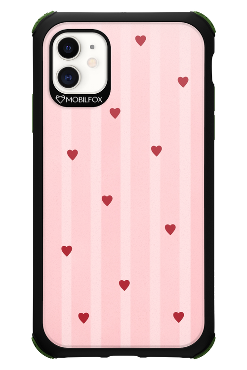 Red Little Hearts 2.0 - Apple iPhone 11