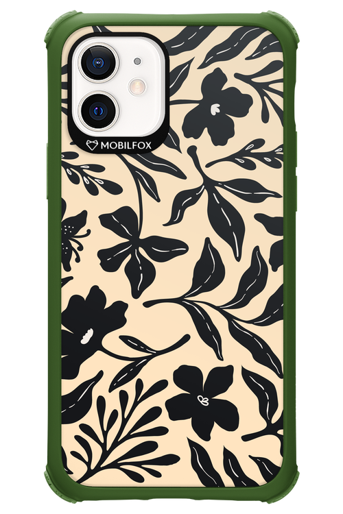 Black Flowers 2.0 - Apple iPhone 12