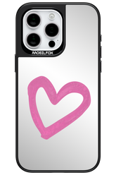 Pink Heart Mirror 2.0 - Apple iPhone 15 Pro Max