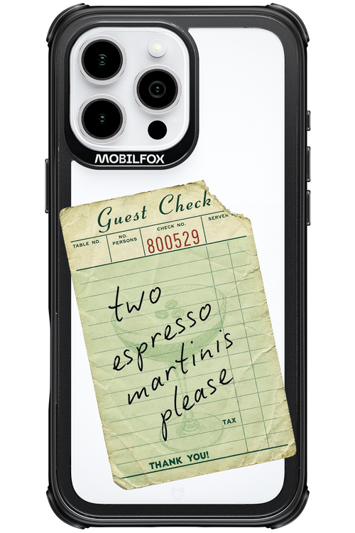 Espresso Martini 2.0 - Apple iPhone 16 Pro Max