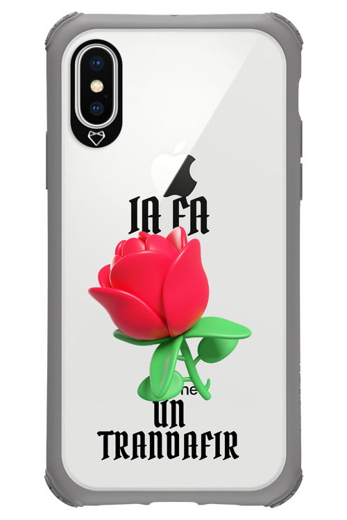 Rose Transparent - Apple iPhone X