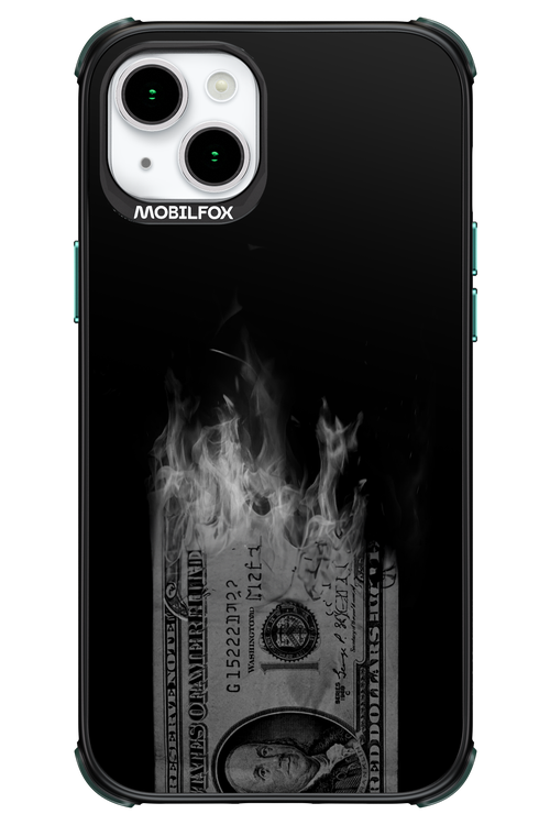 Money Burn B&W 2.0 - Apple iPhone 15 Plus