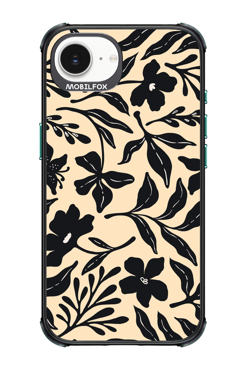 Black Flowers 2.0 - Apple iPhone 16e