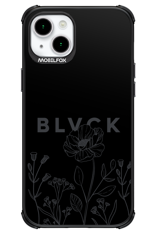 Black Flowers - Apple iPhone 15 Plus