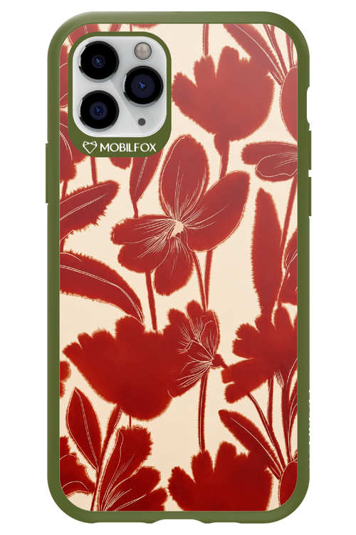 Burgundy Flowers 2.0 - Apple iPhone 11 Pro