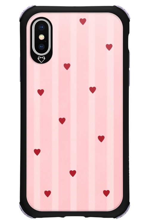 Red Little Hearts 2.0 - Apple iPhone X